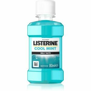 Listerine Cool Mint Mild Taste ústní voda bez alkoholu příchuť Cool Mint 80 ml obraz