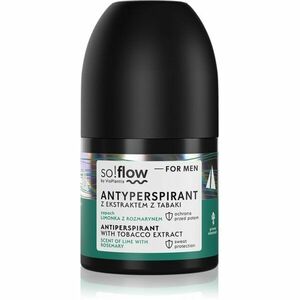so!flow Men Antiperspirant antiperspirant roll-on pro muže Tobacco extract scent of Lime with Rosemary 50 ml obraz
