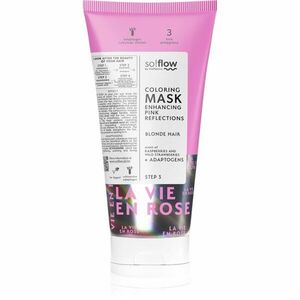 so!flow Coloring Mask Blonde Hair intenzivní barvicí maska odstín Pink 200 ml obraz