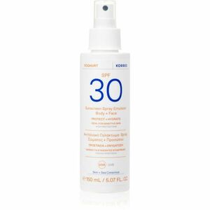 Korres Yoghurt Sunscreen opalovací emulze ve spreji na obličej a tělo 150 ml obraz