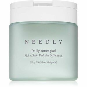 NEEDLY Daily Toner Pad peelingové pleťové tamponky pro mastnou a problematickou pleť 80 ks obraz