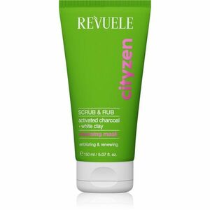 Revuele Cityzen Scrub & Rub čisticí peelingová pleťová maska s aktivním uhlím 150 ml obraz