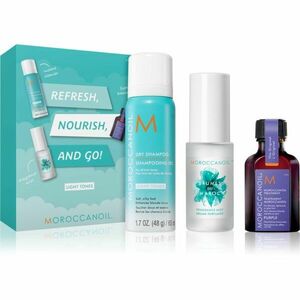 Moroccanoil Refresh, Nourish, and Go! (Light Tones) sada pro blond vlasy pro ženy obraz