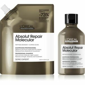 L’Oréal Professionnel Serie Expert Absolut Repair Molecular výhodné balení pro poškozené vlasy obraz