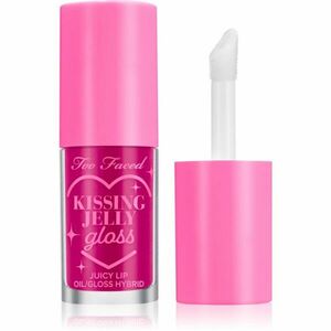 Too Faced Kissing Jelly Lip Oil Gloss olejový lesk na rty pro intenzivní hydrataci odstín Raspberry 4, 5 ml obraz