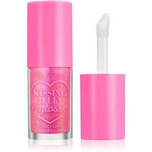 Too Faced Kissing Jelly Lip Oil Gloss olejový lesk na rty pro intenzivní hydrataci odstín Bubblegum 4, 5 ml obraz