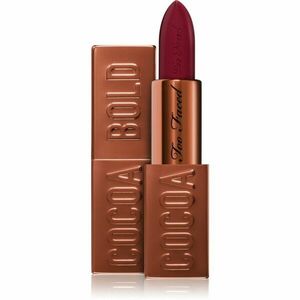 Too Faced Cocoa Bold Lipstick krémová rtěnka odstín Triple Fudge 3, 3 g obraz