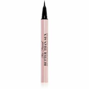 Too Faced Better Than Sex Easy Glide Waterproof Liquid Eyeliner dlouhotrvající oční linky ve fixu odstín Black 6 ml obraz