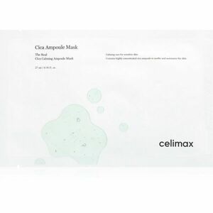 celimax The Real Cica intenzivní hydrogelová maska pro zklidnění pleti 25 ml obraz