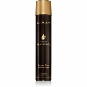 L'anza Keratin Healing Oil Brush Thru Spray ochranný sprej pro přirozenou fixaci a lesk vlasů 350 ml obraz