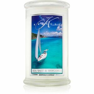 Kringle Candle Sea Salt & Bergamot vonná svíčka 623 g obraz