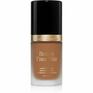 Too Faced Born This Way Flawless Coverage Natural Finish Foundation krycí make-up pro přirozený vzhled odstín Mocha 30 ml obraz