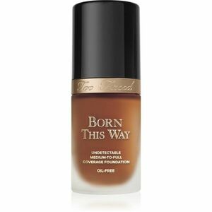 Too Faced Born This Way Flawless Coverage Natural Finish Foundation krycí make-up pro přirozený vzhled odstín Spiced Rum 30 ml obraz