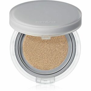rom&nd Nu Zero Cushion lehký ochranný make-up v houbičce pro rozjasnění pleti odstín 04 Beige 23 15 g obraz