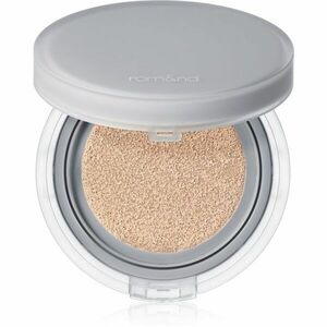 rom&nd Nu Zero Cushion lehký ochranný make-up v houbičce pro rozjasnění pleti odstín 02 Pure 21 15 g obraz