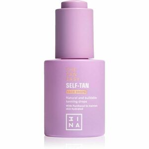 3INA The Tan Easy Self-Tan Face Drops samoopalovací kapky na obličej 30 ml obraz