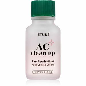 ETUDE AC Clean Up Pink Powder Spot lokální péče proti akné se zklidňujícím účinkem 15 ml obraz
