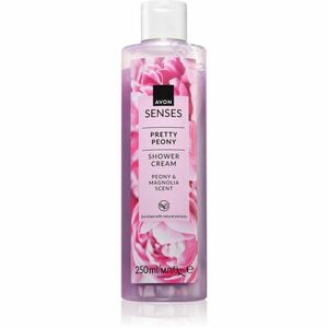 Avon Senses Pretty Peony & Magnolia jemný sprchový krém 250 ml obraz