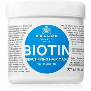 Kallos KJMN Professional Biotin maska pro tenké, slabé a lámavé vlasy 275 ml obraz