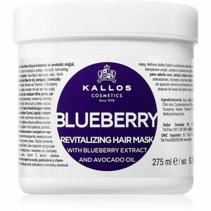 Kallos KJMN Professional Blueberry revitalizační maska pro suché, poškozené a chemicky ošetřené vlasy 275 ml obraz