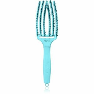 Olivia Garden Fingerbrush Boar & Nylon kartáč na vlasy s nylonovými a kančími štětinami Dolce Vita Blue Sky 1 ks obraz