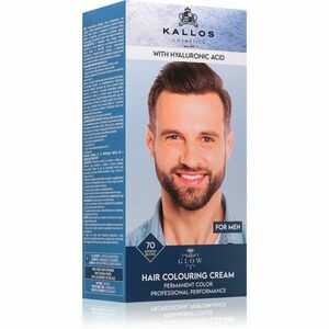 Kallos Glow Lasting Cream Colour permanentní barva na vlasy pro muže odstín Medium Blond 60 ml obraz