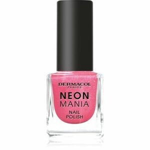 Dermacol Neon Mania lak na nehty odstín 5 Bubblegum pink 5 ml obraz