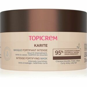 Topicrem KARITÉ Intense Fortifying Mask posilující maska pro vlnité a kudrnaté vlasy 250 ml obraz