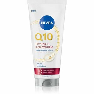 NIVEA Q10 Firming + Anti-Wrinkle zpevňující krém na krk a dekolt 200 ml obraz