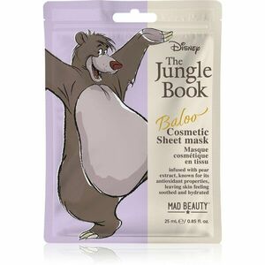 Mad Beauty The Jungle Book Sheet Mask - Baloo plátýnková maska 25 ml obraz