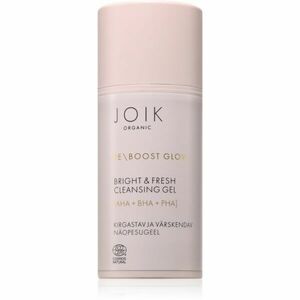 JOIK Organic Re-Boost Glow osvěžující čisticí pleťový gel s exfoliačním účinkem 100 ml obraz