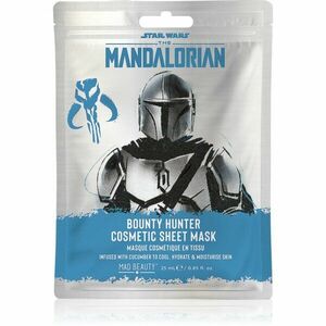 Mad Beauty Star Wars Mandalorian Silver Face Mask plátýnková maska 25 ml obraz
