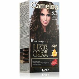 Delia Cosmetics Cameleo Omega permanentní barva na vlasy odstín 5.3 Light Golden Brown 1 ks obraz