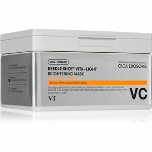 VT Cosmetic Reedle Shot Vita-Light Brightening Mask rozjasňující plátýnková maska s vitaminem C velké balení 30 ks obraz