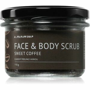 Almara Soap Face & Body Scrub cukrový peeling na tělo a obličej s vůní Sweet Coffee 110 g obraz