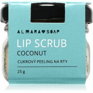 Almara Soap Scrub cukrový peeling na rty Coconut 25 g obraz