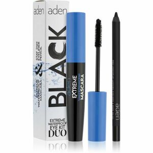 Aden Cosmetics Extreme Waterproof Eye Kit Duo sada na oči odstín Black obraz