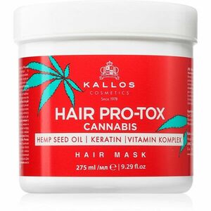 Kallos Hair Pro-Tox Cannabis regenerační maska na vlasy s konopným olejem 275 ml obraz