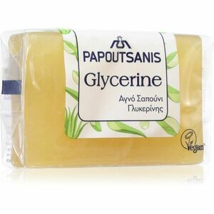 PAPOUTSANIS Glycerine Green tuhé mýdlo na tělo 125 g obraz