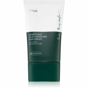 Anua Heartleaf Silky Moisture Sun Cream intenzivně hydratační denní krém SPF 50+ 50 ml obraz
