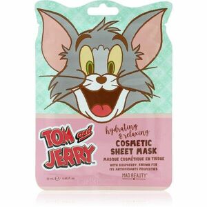 Mad Beauty Tom & Jerry Sheet Mask - Tom hydratační plátýnková maska s kyselinou hyaluronovou 1 ks obraz