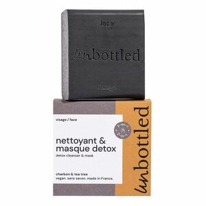 UNBOTTLED - Detox solid cleanser & mask - Maska obraz