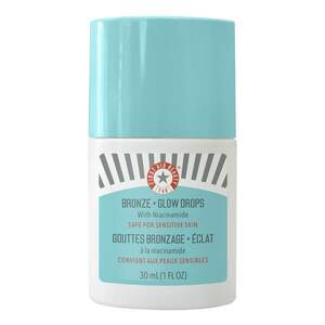 FIRST AID BEAUTY - Bronze + Glow Drops – Samoopalovací a rozjasňujicí kapky s niacinamidem obraz