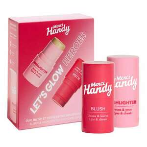 MERCI HANDY - Let's Glow Heroes – Rozjasňovač + tvářenka obraz