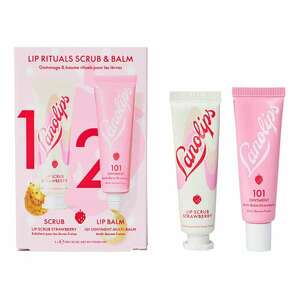 LANOLIPS - Lip Rituals Scrub & Balm Strawberry – Balzám a peeling na rty obraz