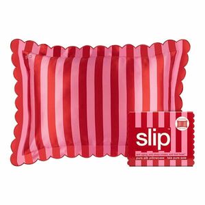 SLIP - Povlak na polštář z čistého hedvábí s ozdobným okrajem - QUEEN obraz