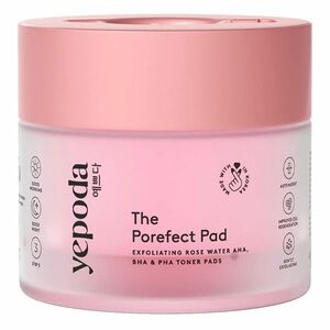 YEPODA - The Porefect Pad – Exfoliační polštářky s růžovou vodou, AHA, BHA a PHA obraz