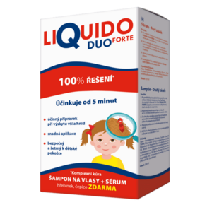 LIQUIDO DUO Forte šampon na vši + sérum 200 ml obraz