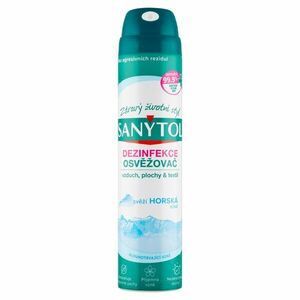 SANYTOL Dezinfekční osvěžovač vzduchu, povrchů a textilií s vůní hor 300 ml obraz
