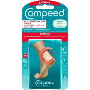 COMPEED Extreme náplast na puchýře pata střední 5 ks obraz